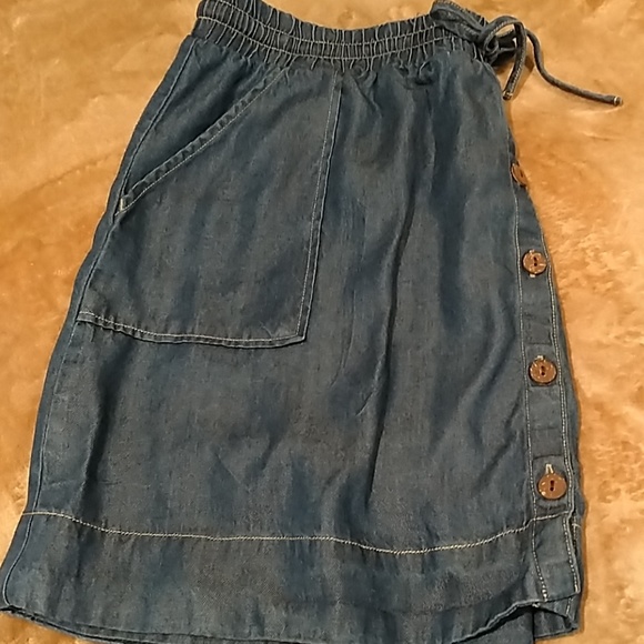 soft denim skirt
